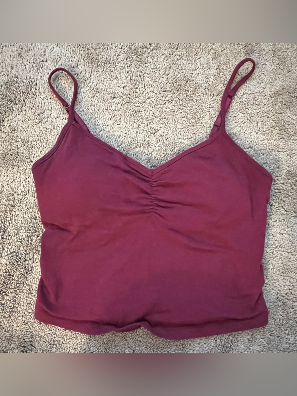 Women’s Burgundy Tank Top